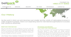 網頁設計 - Bellpark International