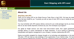 Web Design - UPS